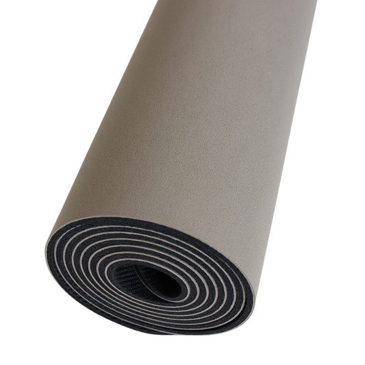 Anti-Slip Yoga Mat 4mm - Milk Tea (+ Free Carry Strap)