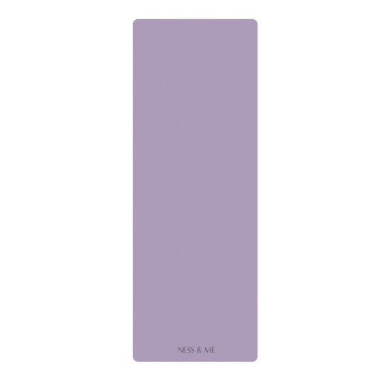 Anti-Slip Yoga Mat 4mm - Lilac (+ Free Carry Strap)