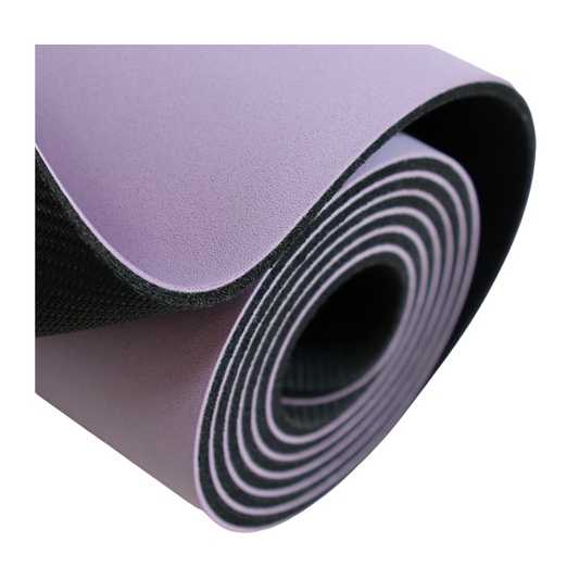 Anti-Slip Yoga Mat 4mm - Lilac (+ Free Carry Strap)