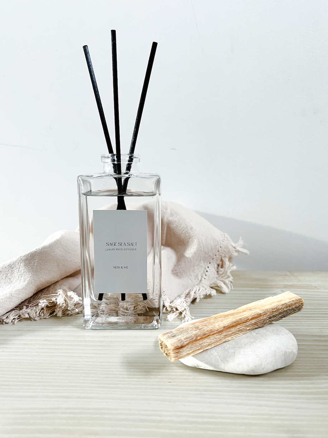 Luxury Reed Diffuser 150ml - Sage & Sea Salt